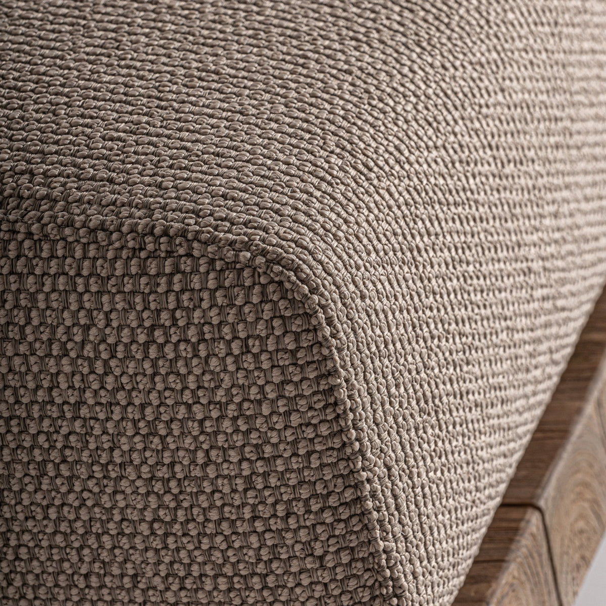 SOFÁ madera de teca / tejido