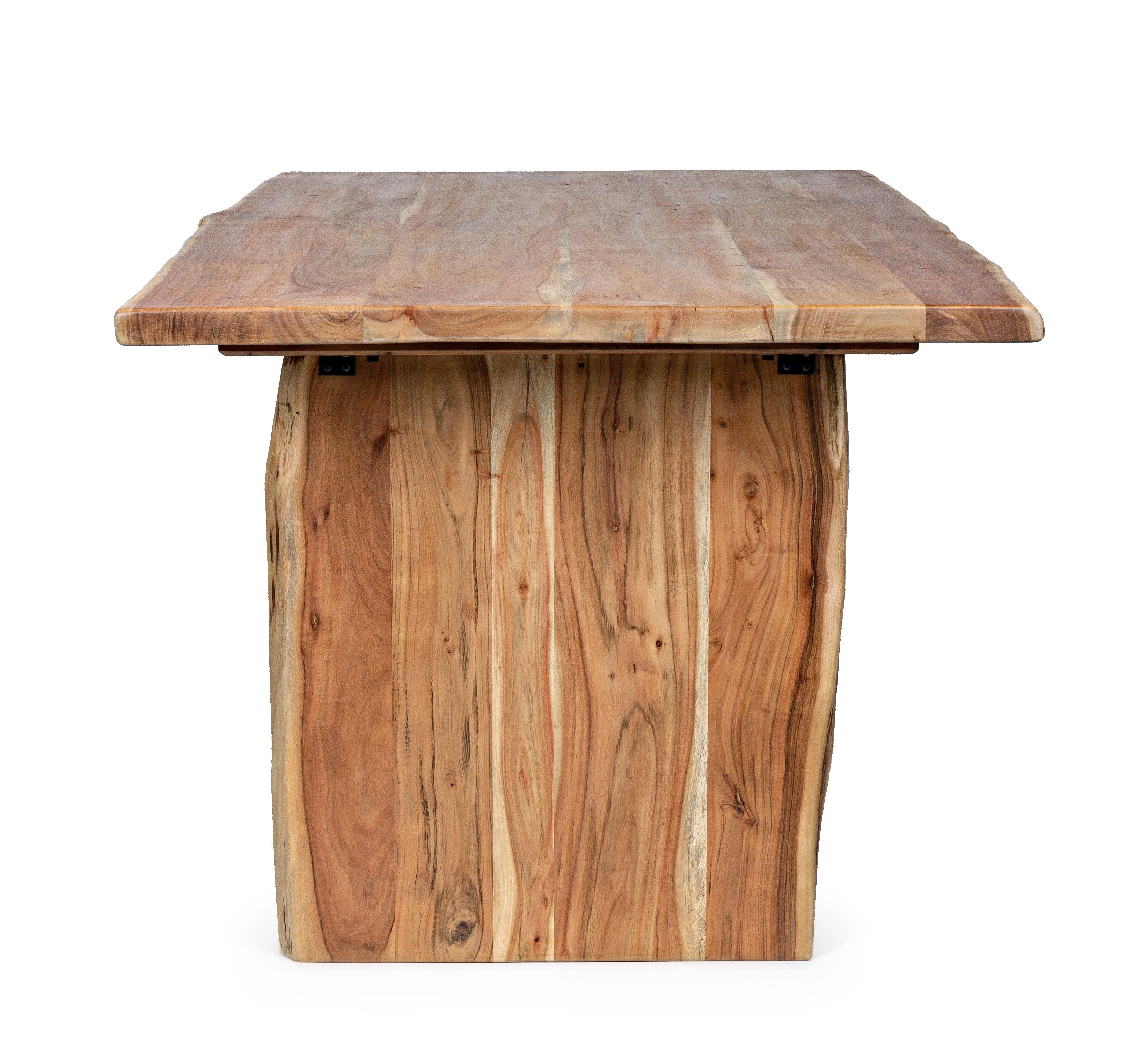 Mesa comedor madera acacia.