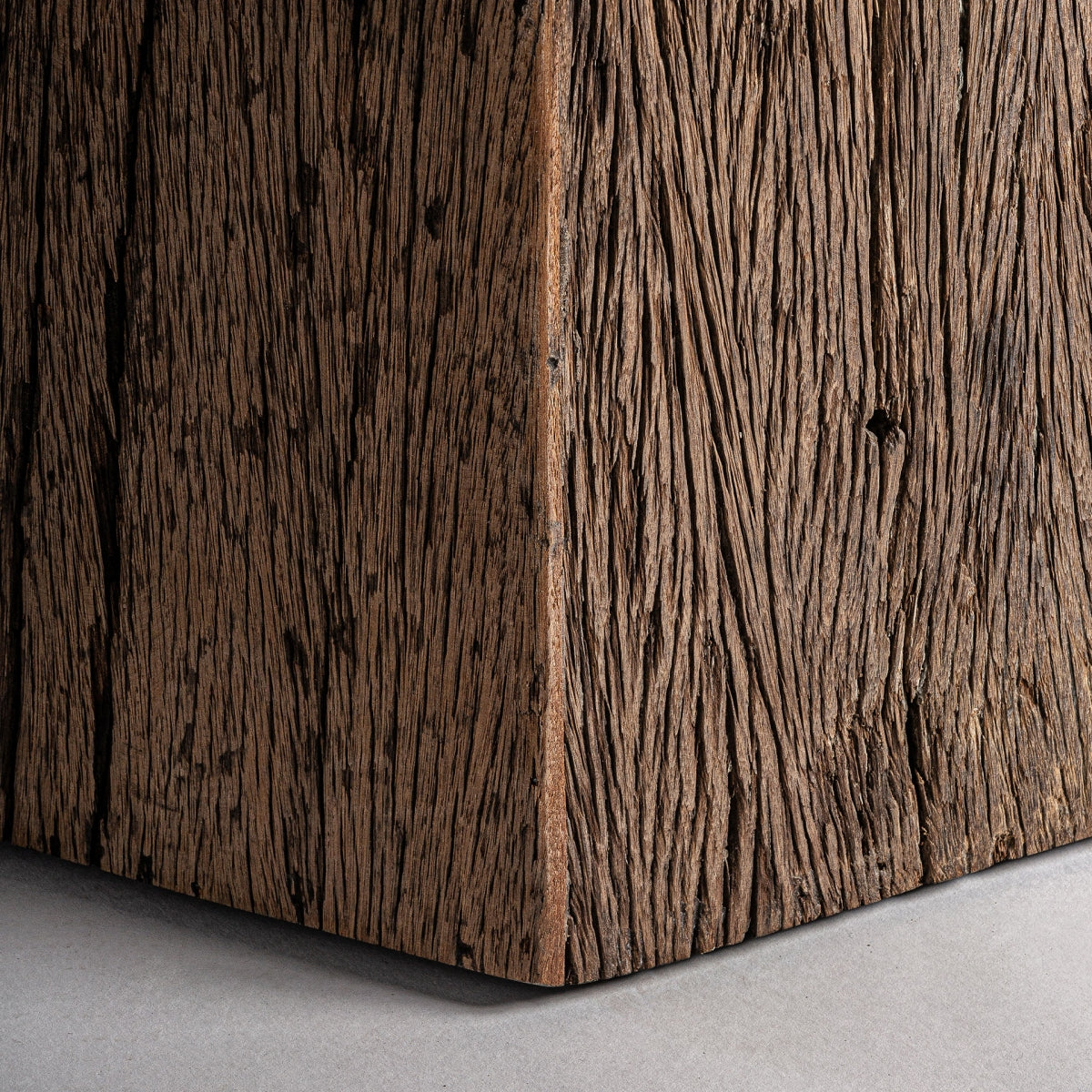 MESA COMEDOR MADERA RECUPERADA / MÁRMOL