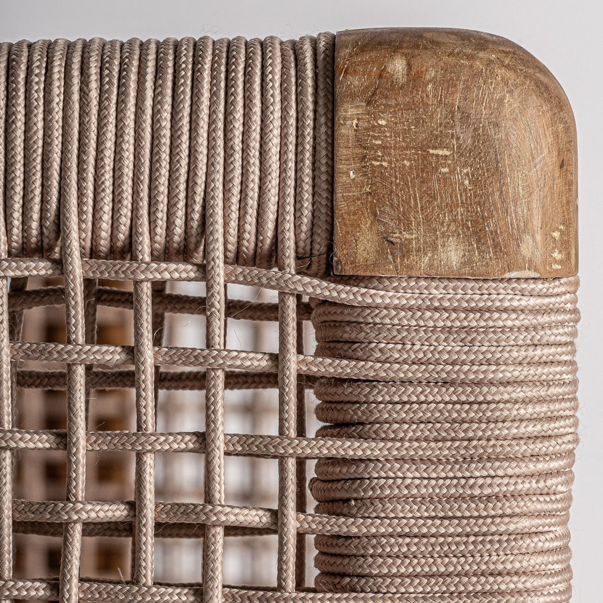 Tumbona chaise-longue madera de teca / tejido