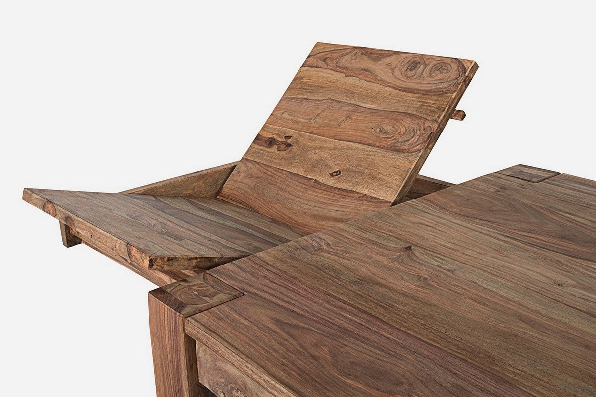 Mesa comedor extensible madera sheesham 200-300cm