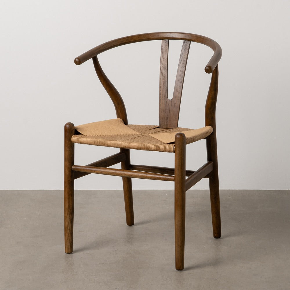 SILLA MADERA DE OLMO / fibra