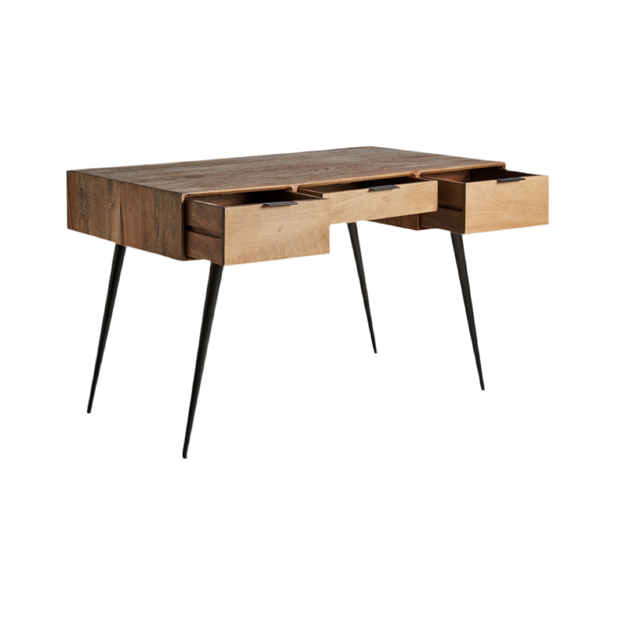 ESCRITORIO MADERA DE MANGO / HIERRO