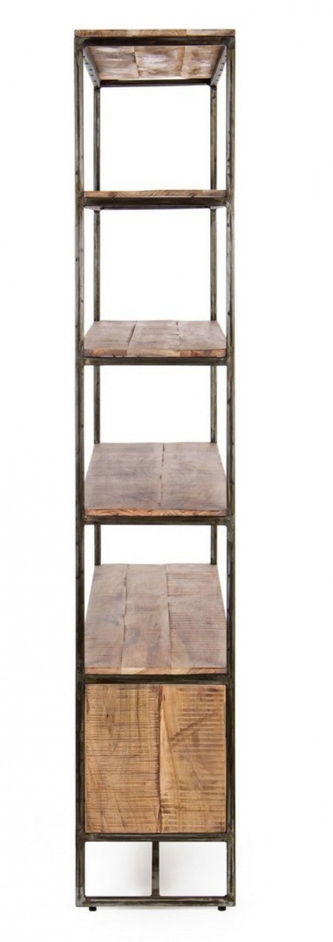 LIBRERÍA MADERA ACACIA / ACERO