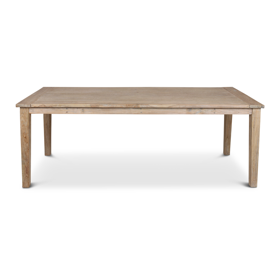 Mesa de Comedor de Teca Maciza Natural