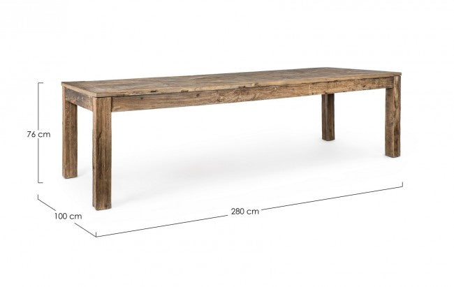 Mesa comedor madera de olmo 280CM