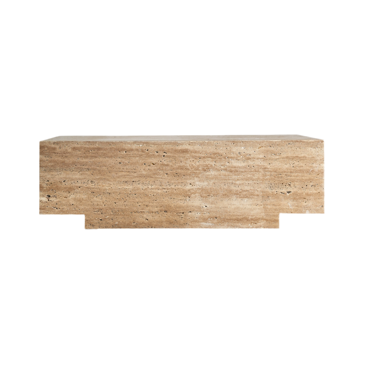 MESA DE CENTRO MÁRMOL TRAVERTINO