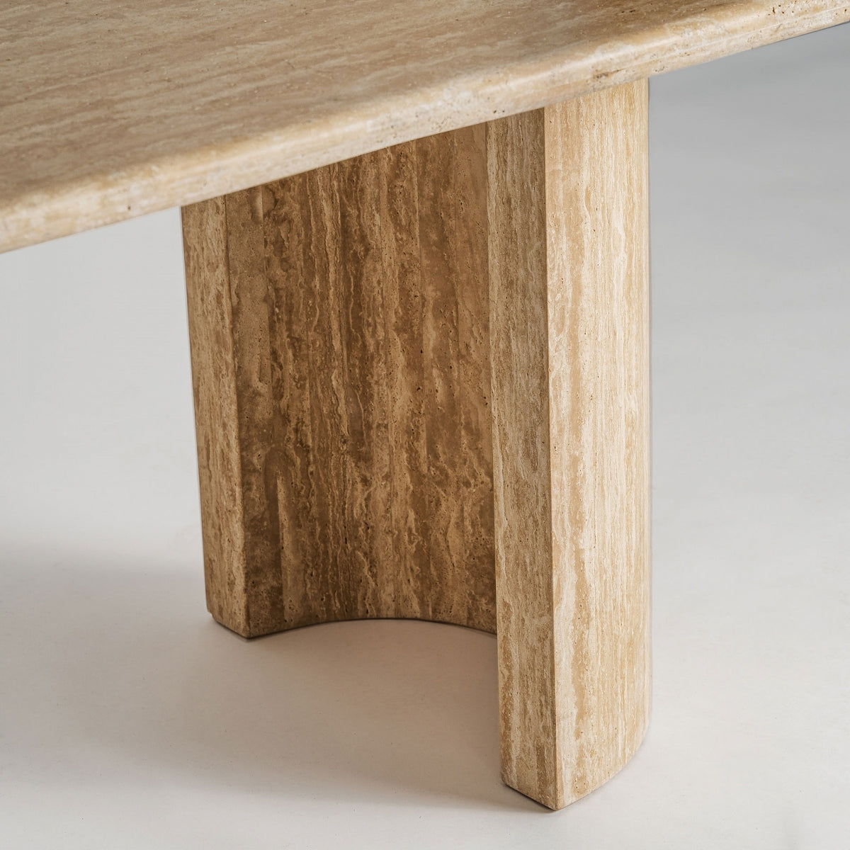MESA COMEDOR MARMOL TRAVERTINO