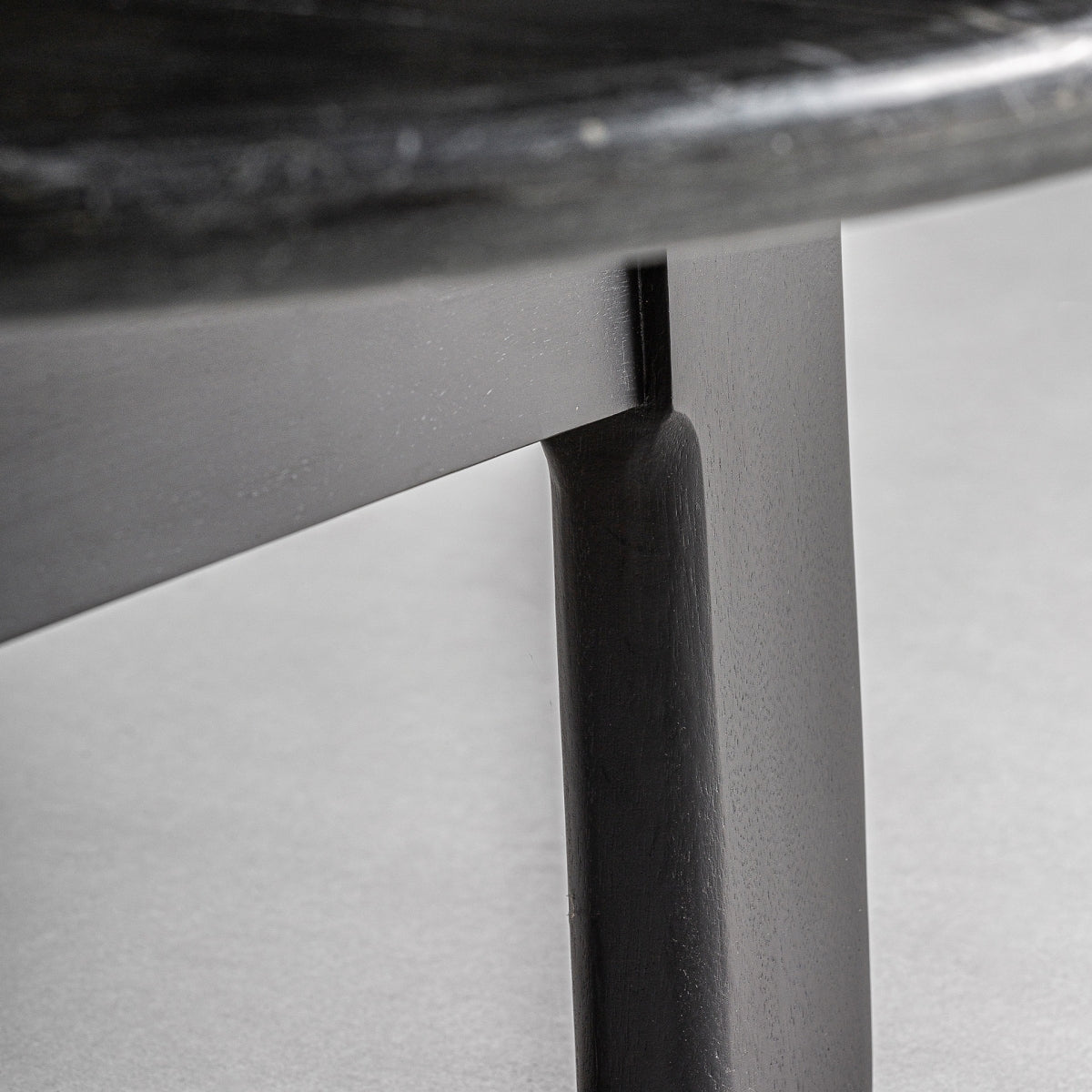 MESA DE CENTRO MÁRMOL / MADERA DE MANGO