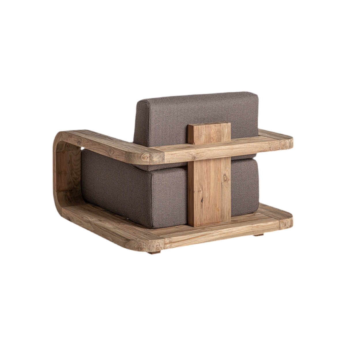 Butaca madera de teca / tejido