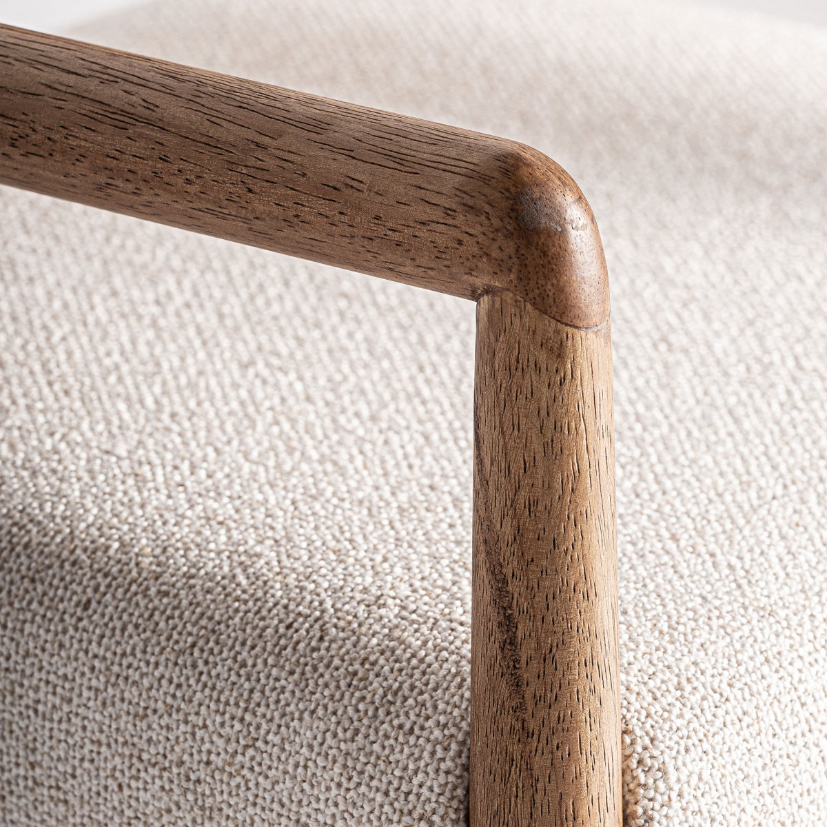 SILLa tejido / madera caucho / enea