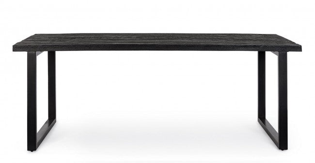 Mesa comedor madera mango / acero 200cm