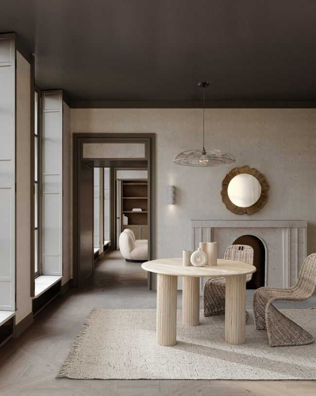 Mesa comedor madera de mango 120cm