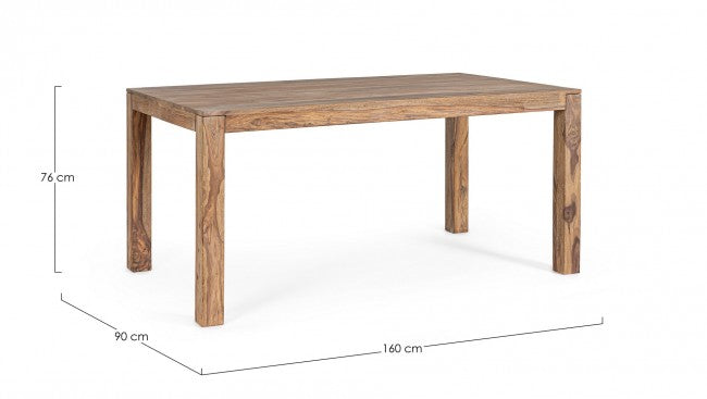 Mesa comedor madera sheesham 160cm