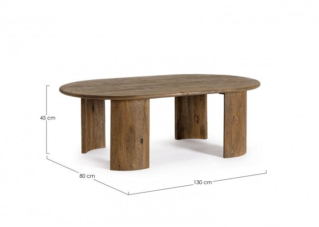 MESA CENTRO MADERA DE MANGO