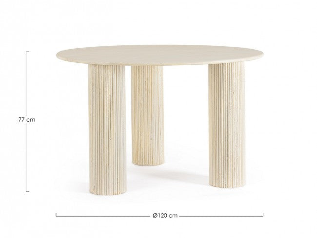 Mesa comedor madera de mango 120cm