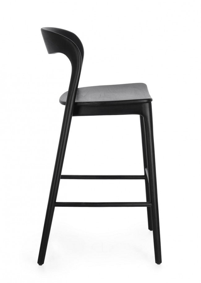 Taburete madera de teca