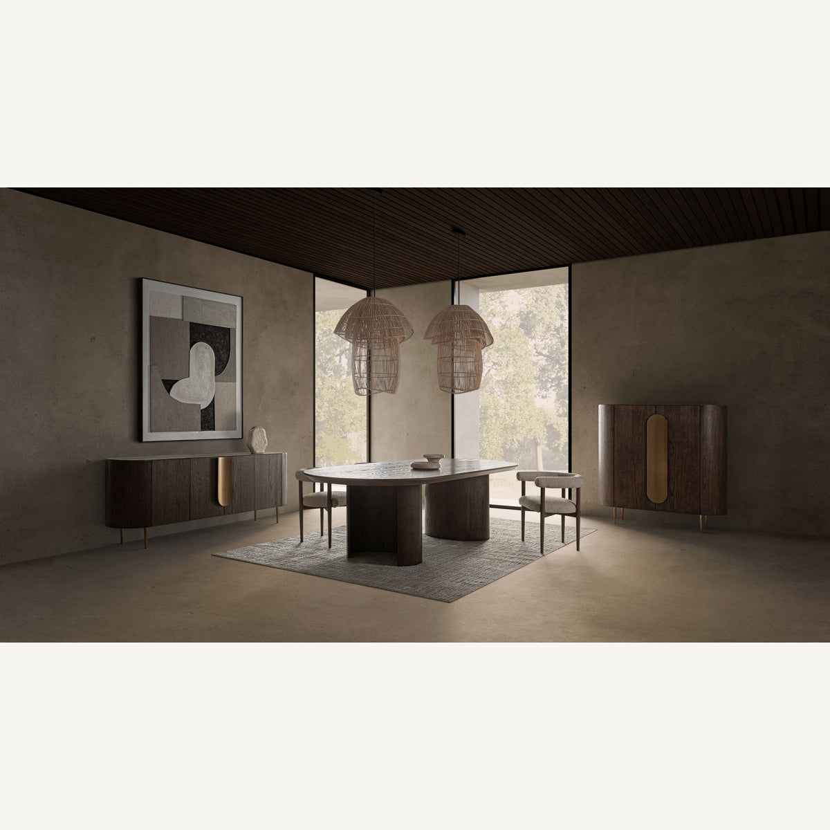 MESA COMEDOR MADERA DE ROBLE