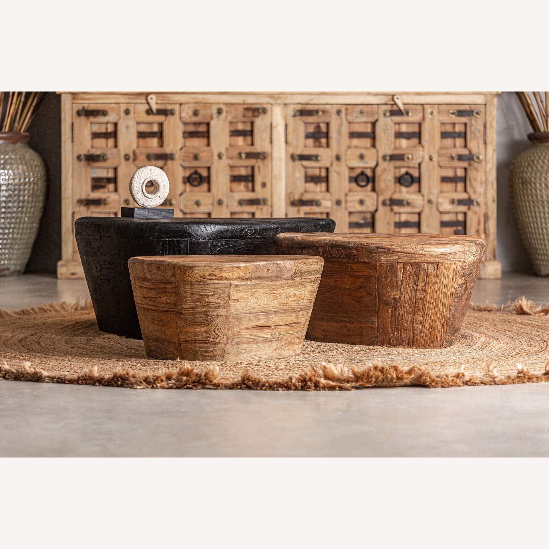 MESA DE CENTRO MADERA TEca