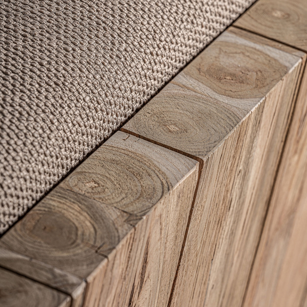 BUTACA madera de teca / tejido