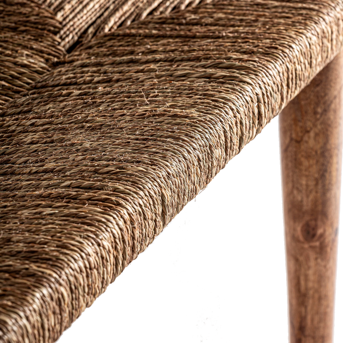 Banco de madera de mango.