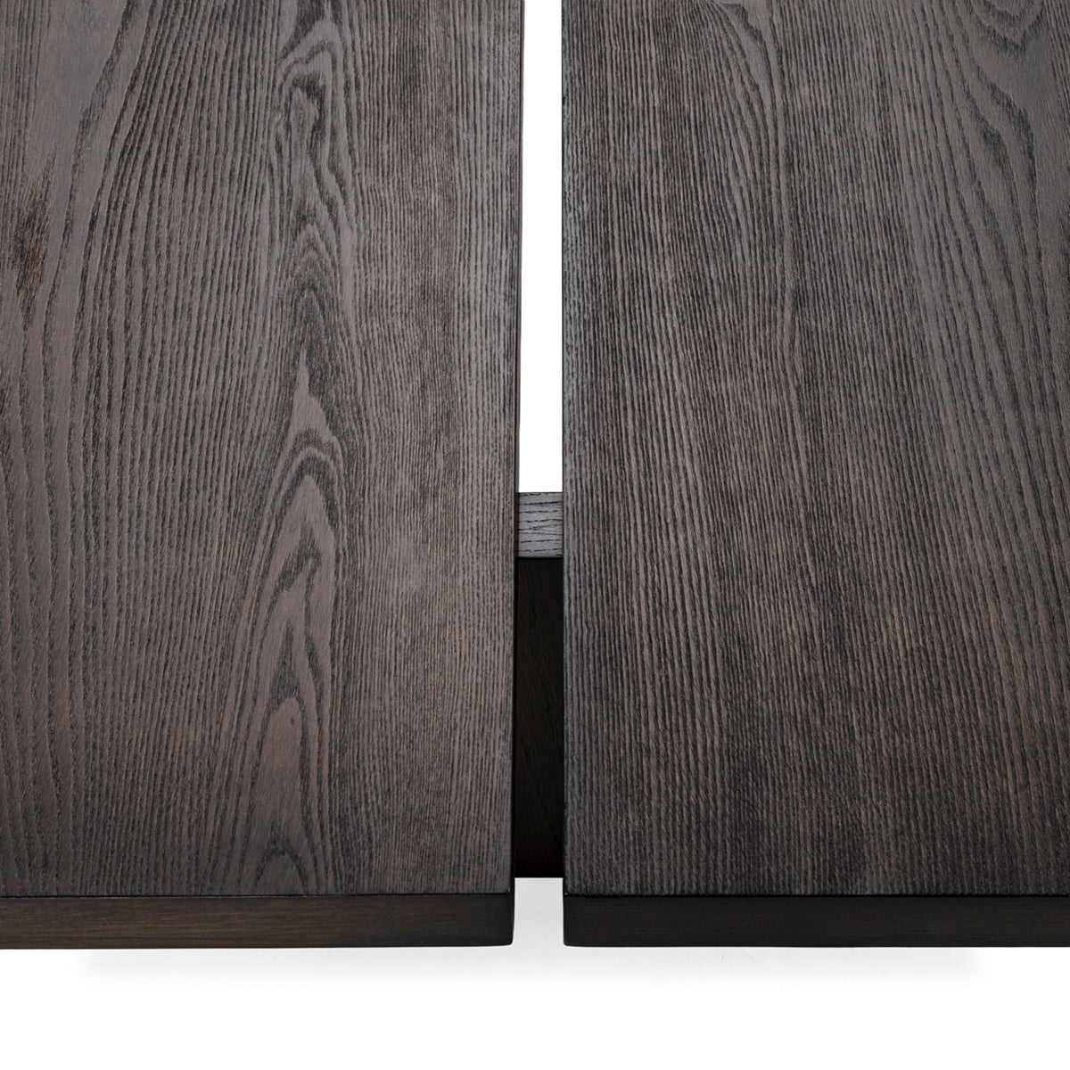Mesa de Centro de Madera de Fresno Ahumado