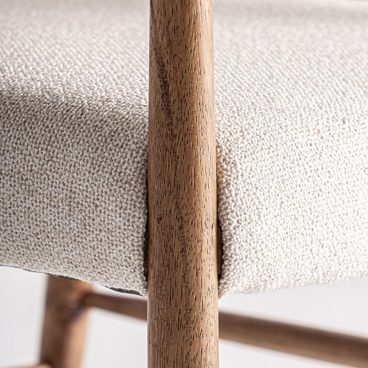 SILLa tejido / madera caucho / enea