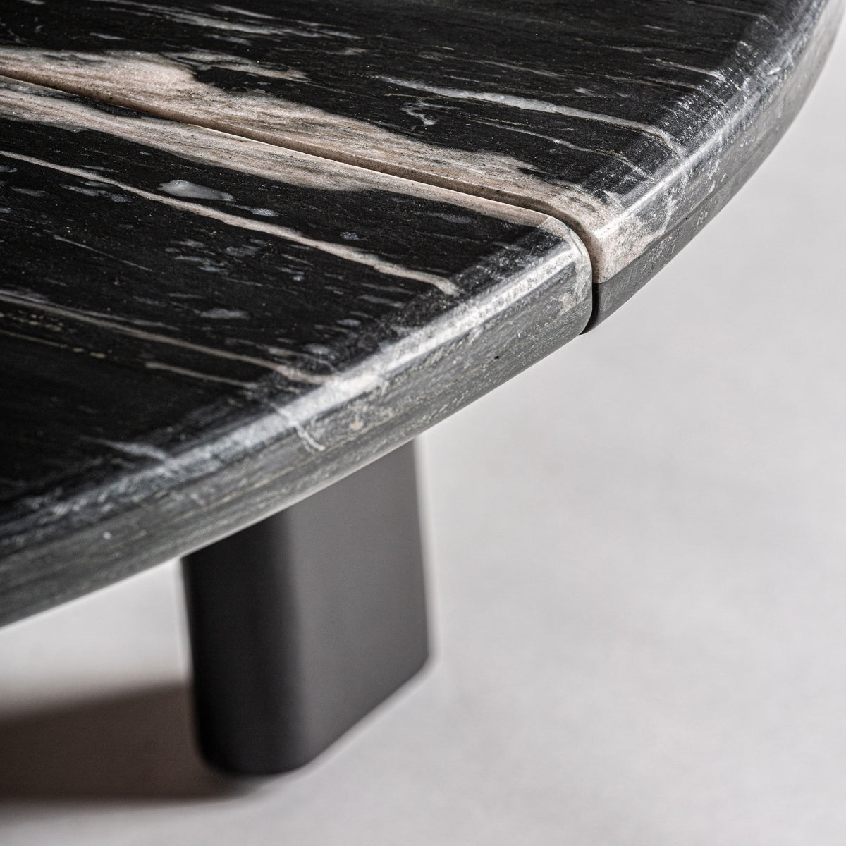 MESA DE CENTRO MÁRMOL / MADERA DE MANGO