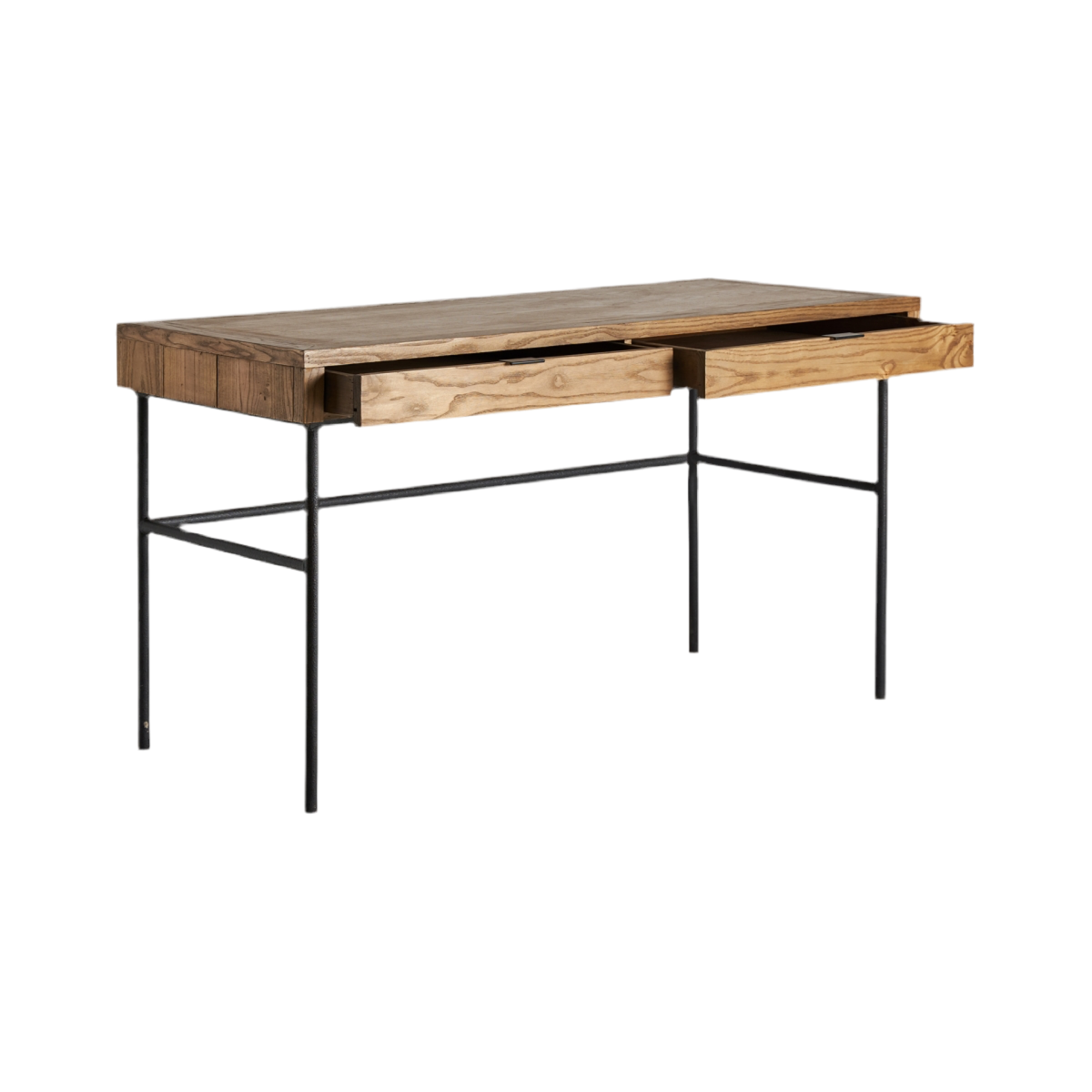 ESCRITORIO MADERA DE OLMO / HIERR0