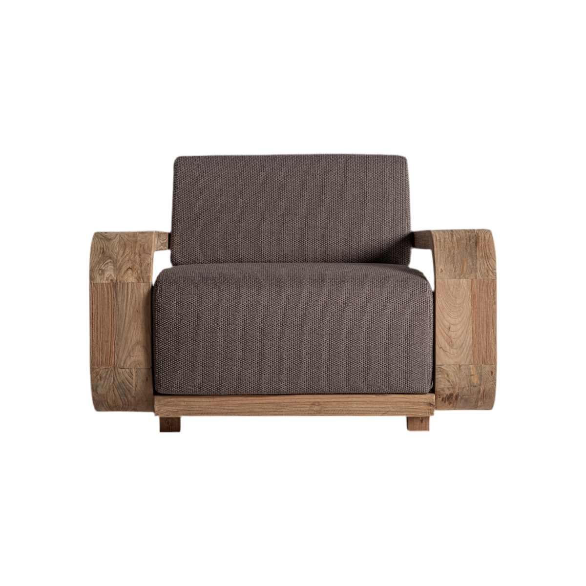 Butaca madera de teca / tejido