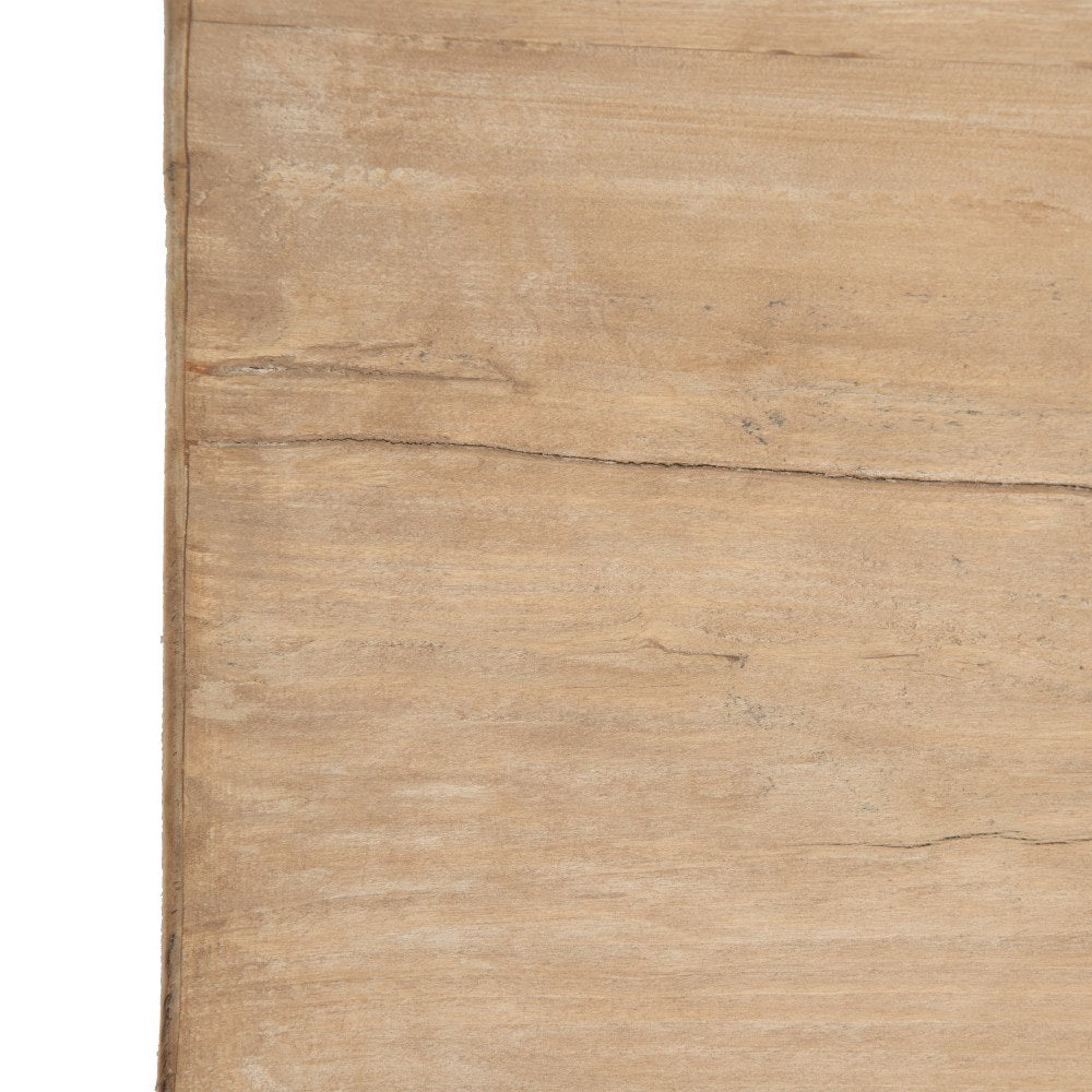 Mesa de comedor de madera de pino natural