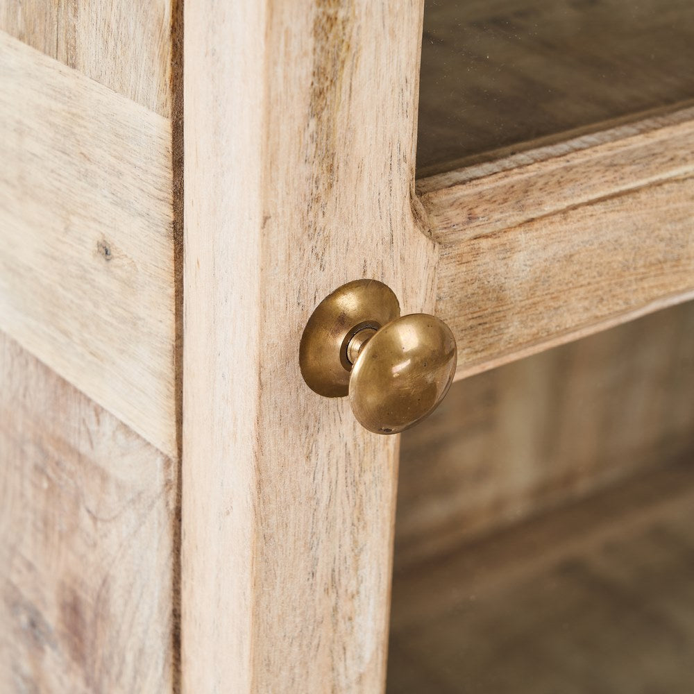 VITRINA MADERA DE MANGO