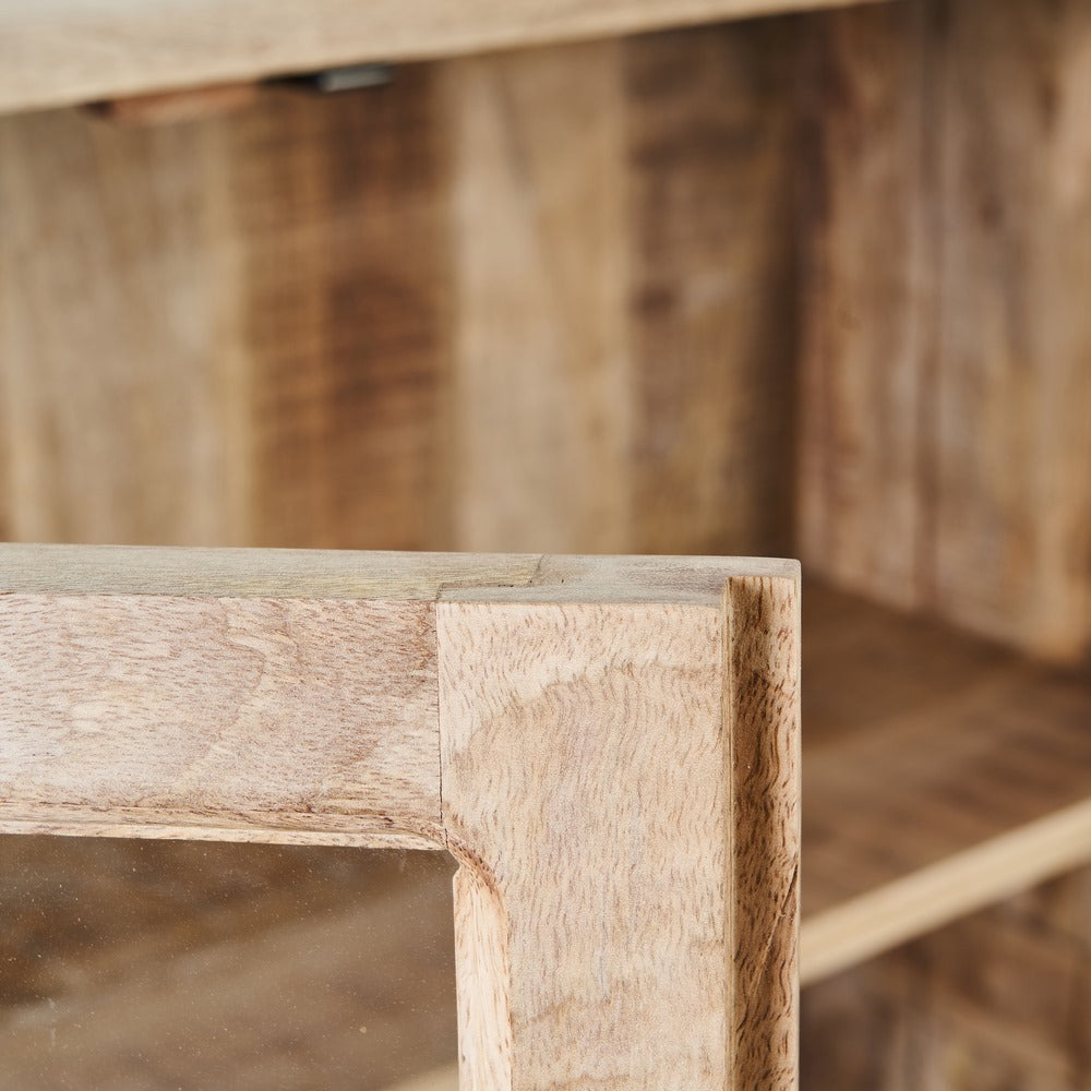 VITRINA MADERA DE MANGO