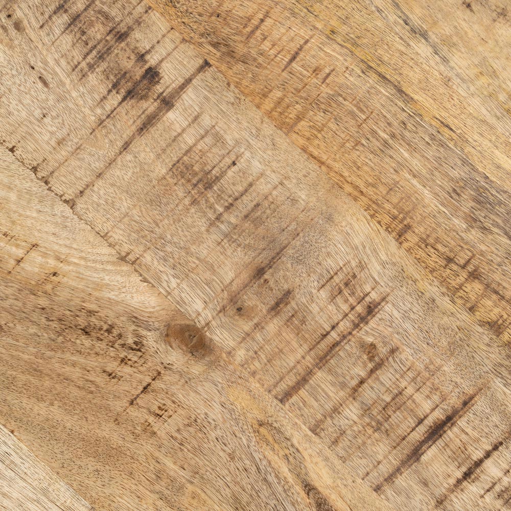 MESA COMEDOR MADERA DE MANGO / HIERRO 120M