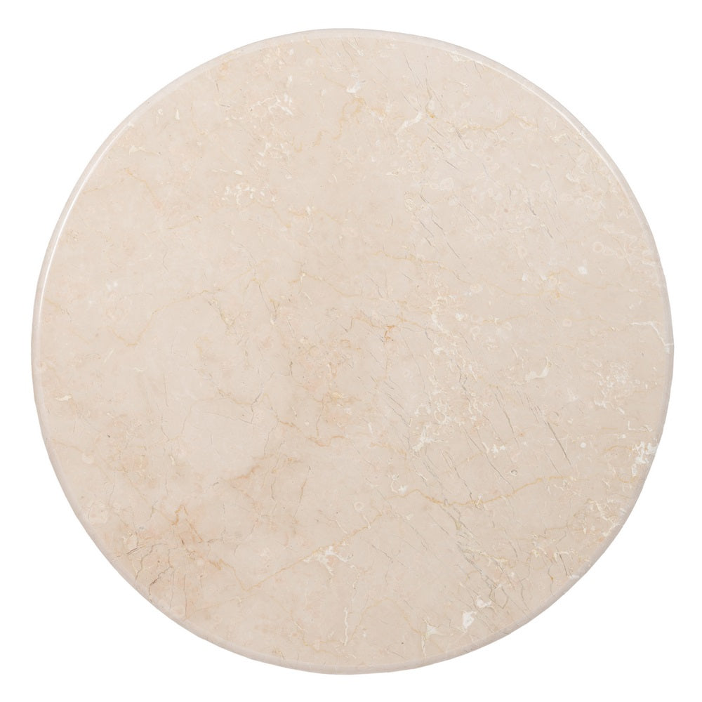 MESA CENTRO MARMOL / MADERA DE MANGO