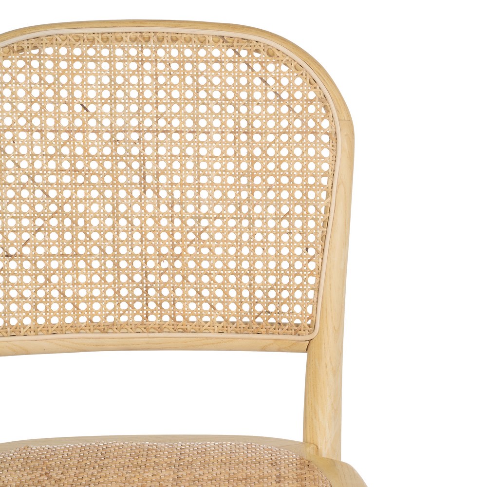 SILLA MADERA DE OLMO / cannage