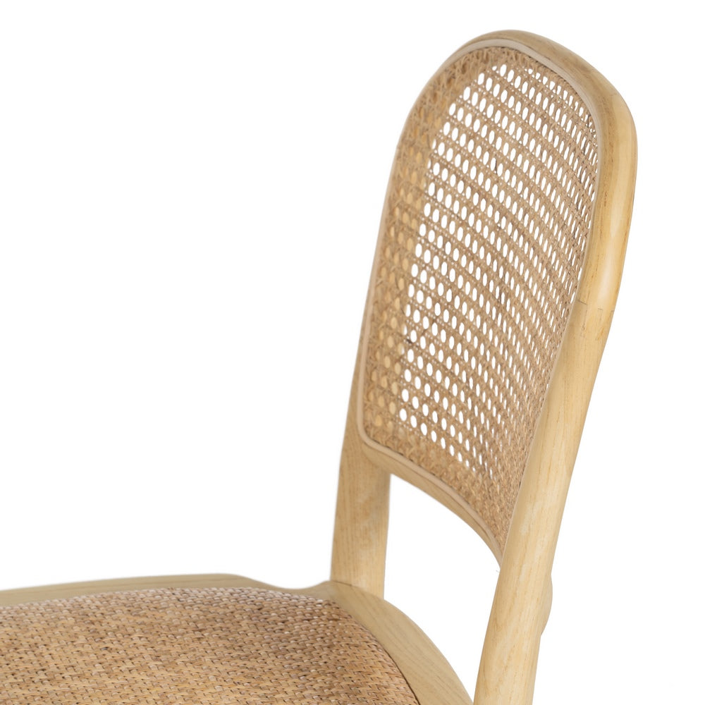 SILLA MADERA DE OLMO / cannage