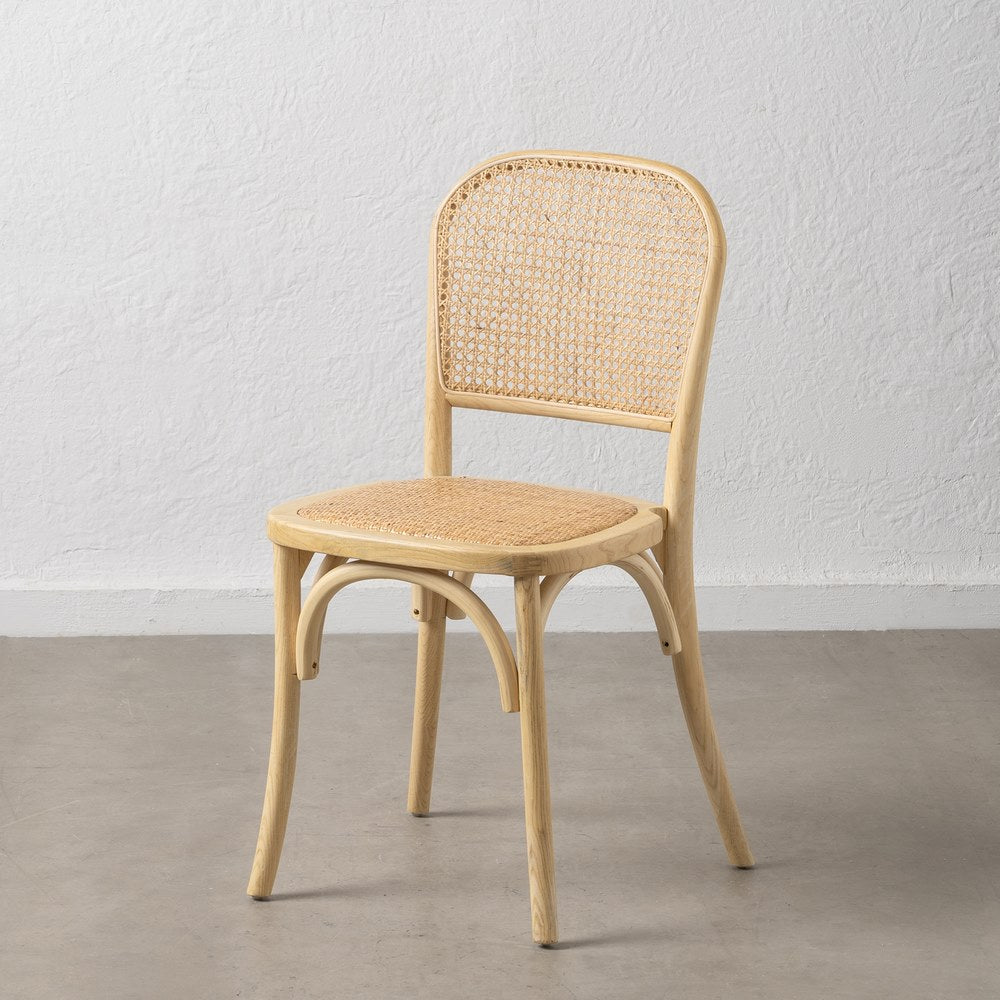 SILLA MADERA DE OLMO / cannage