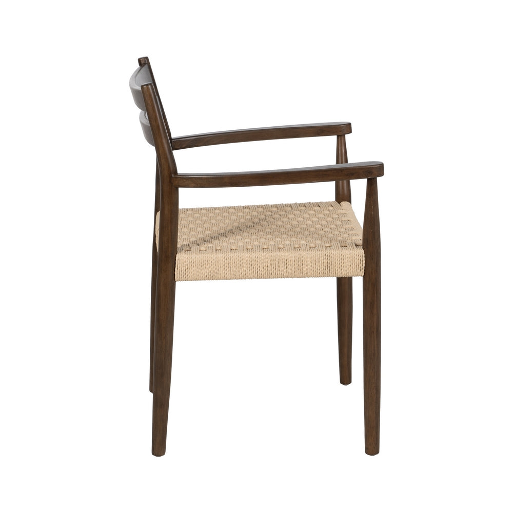 SILLA MADERA DE CAUCHO / FIBRA