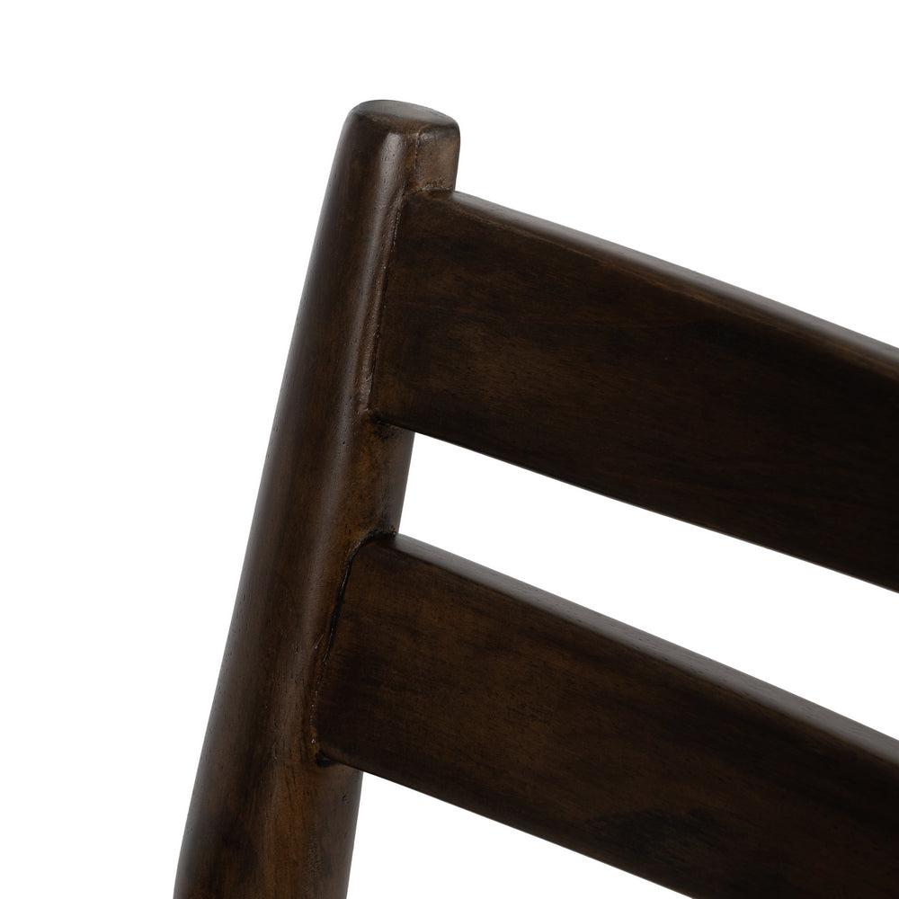 SILLA MADERA DE CAUCHO / FIBRA