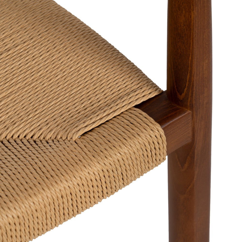 SILLA MADERA HAYA / cuerda