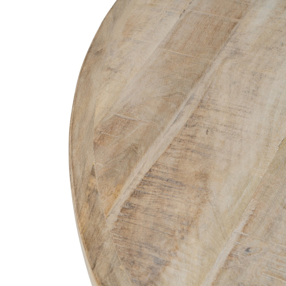MESA COMEDOR MADERA DE MANGO DECAPÉ 120CM