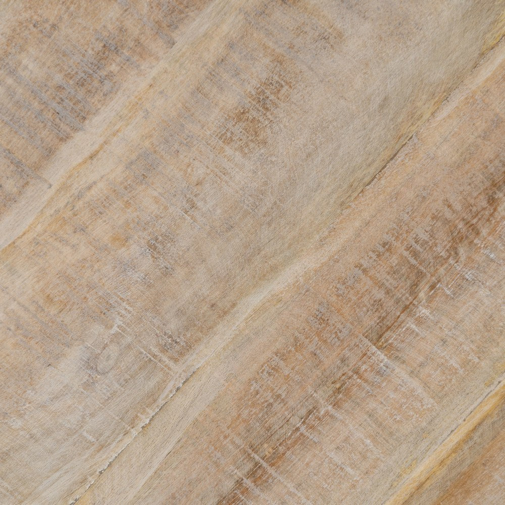MESA COMEDOR MADERA DE MANGO DECAPÉ 120CM