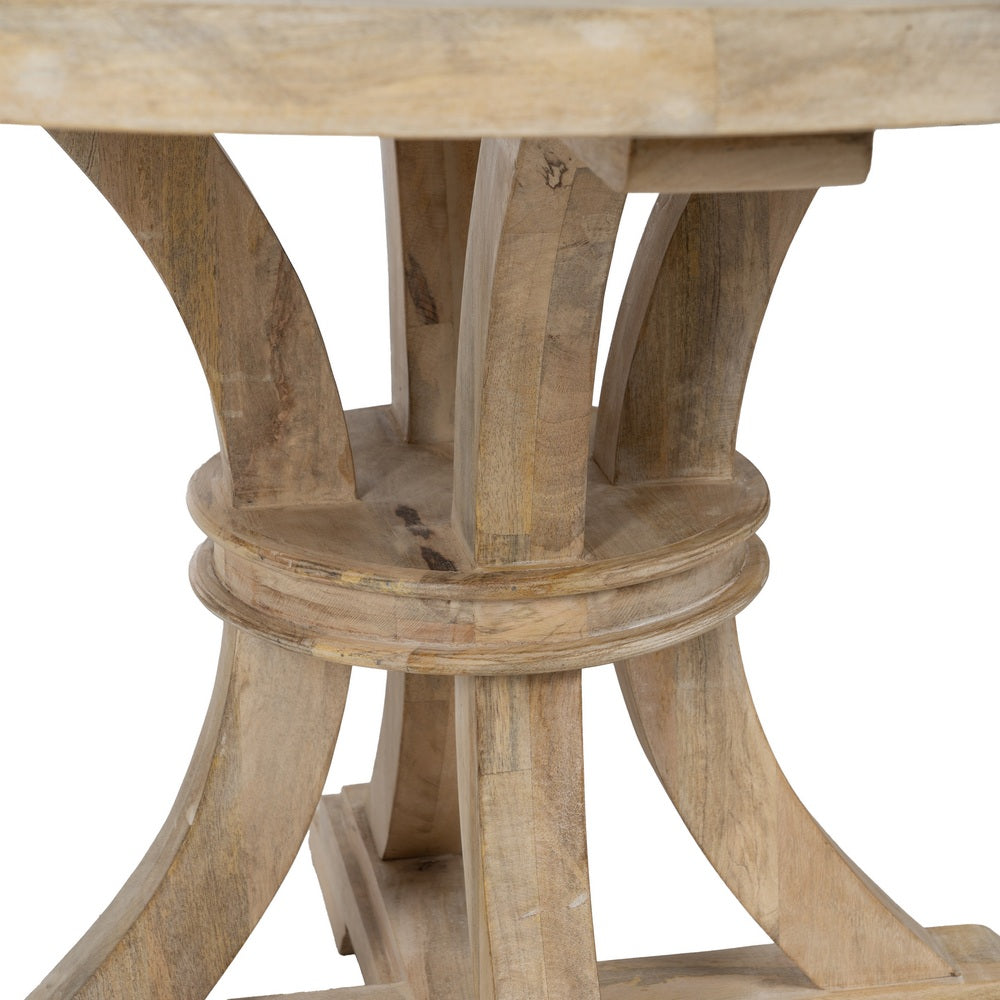 MESA COMEDOR MADERA DE MANGO DECAPÉ 120CM