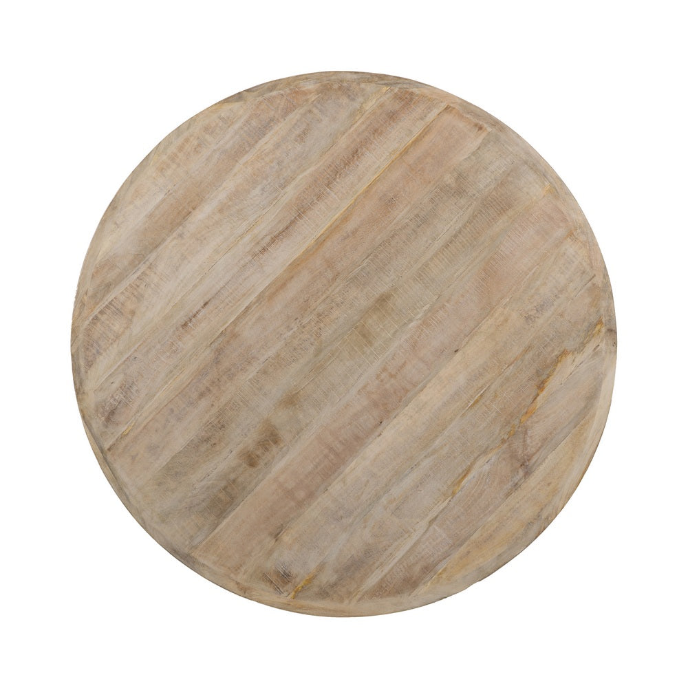MESA COMEDOR MADERA DE MANGO DECAPÉ 120CM