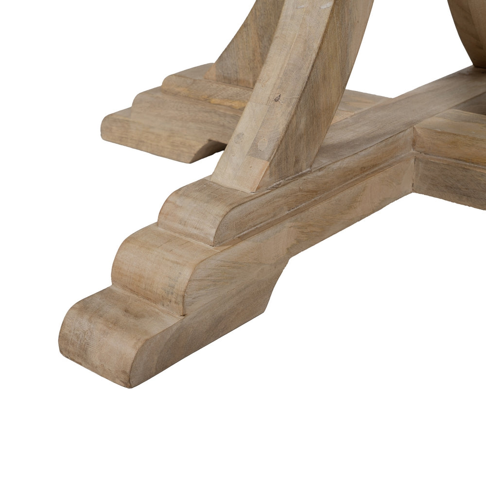 MESA COMEDOR MADERA DE MANGO DECAPÉ 120CM