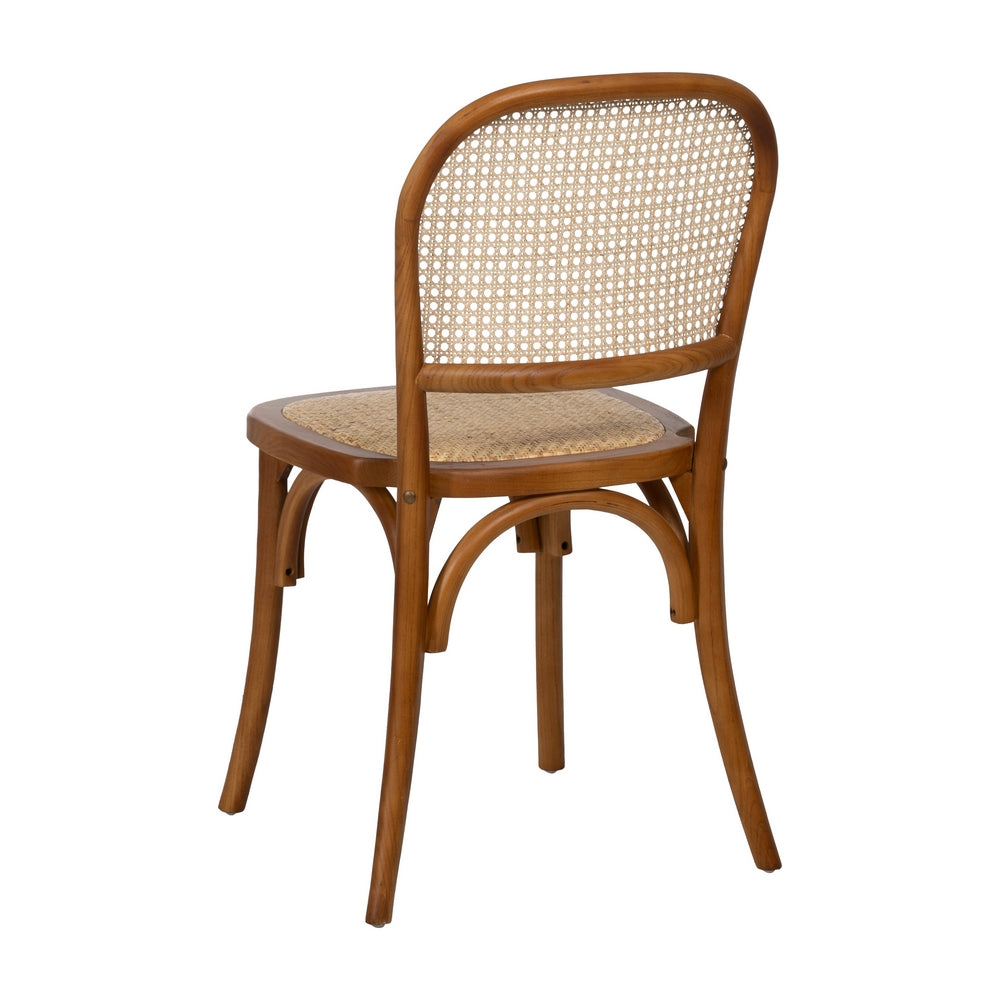 SILLA MADERA DE OLMO / cannage