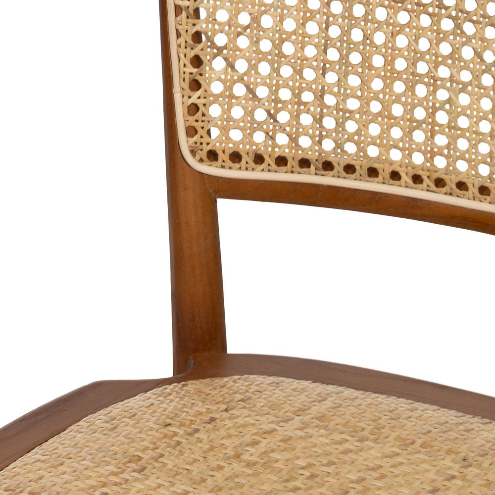SILLA MADERA DE OLMO / cannage