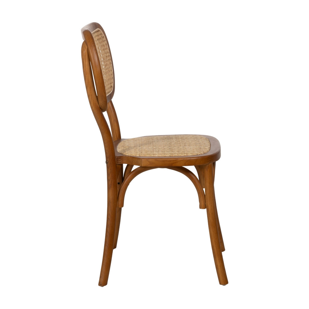 SILLA MADERA DE OLMO / cannage