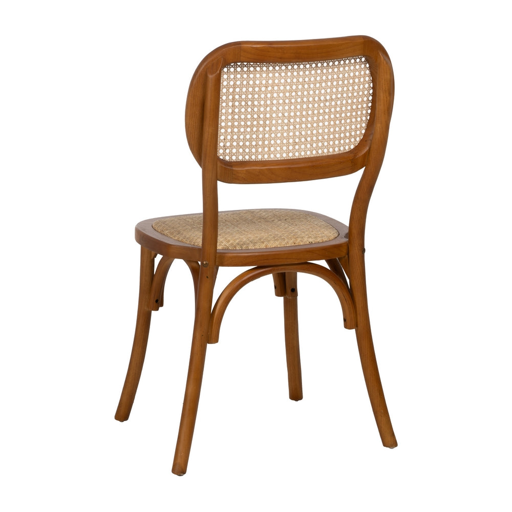 SILLA MADERA DE OLMO / cannage